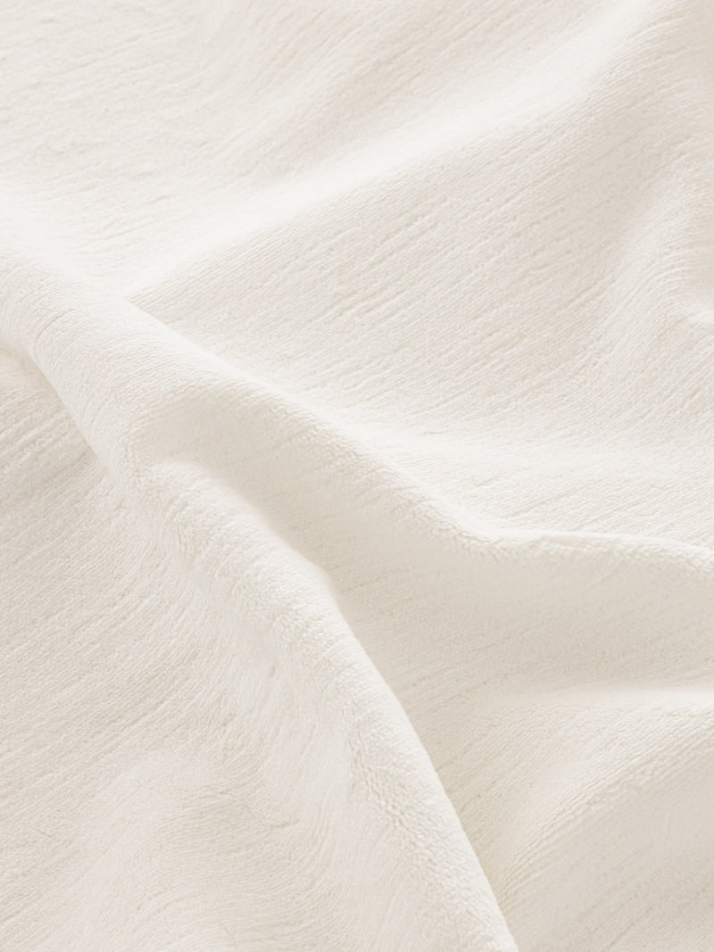 Linen Velvet Fabric – White (LIN01)