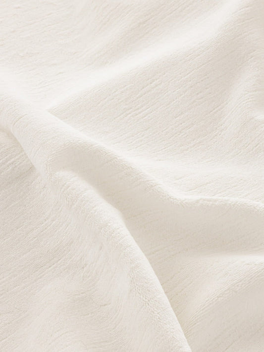 Fabric Sample - Linen Velvet – White (SFSLIN01)