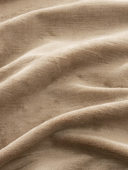 Linen Velvet Fabric – Sand (LIN02)
