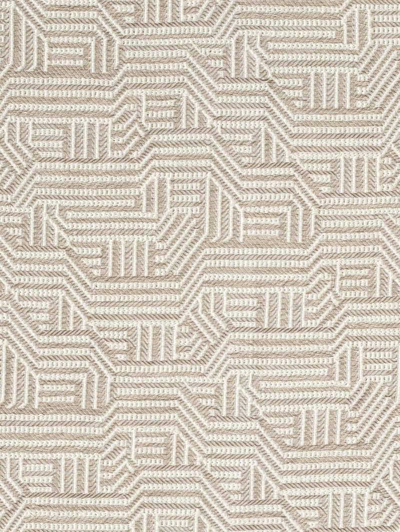 Maze Cushion - Taupe, Self Piped (CC0039)