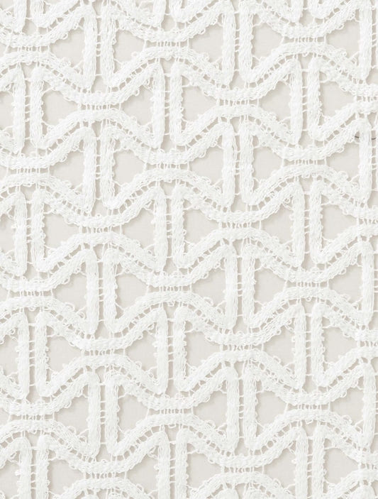 Fabric Sample - Quill – White (SFSQUI01)
