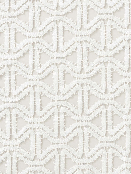 Fabric Sample - Quill – White (SFSQUI01)