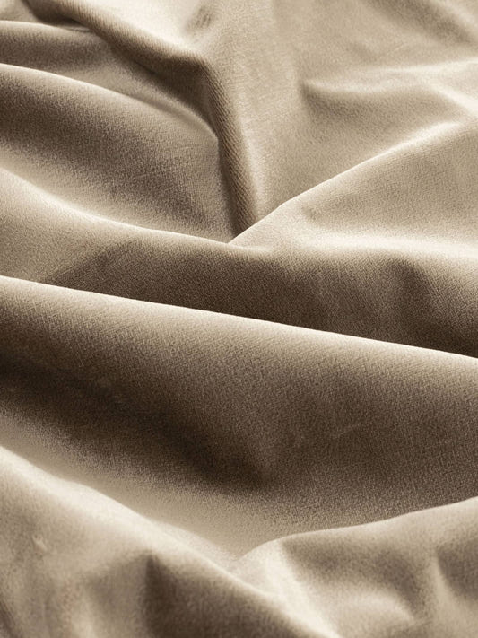 Fabric Sample - Silk Velvet – Taupe (SFSSVEL02)