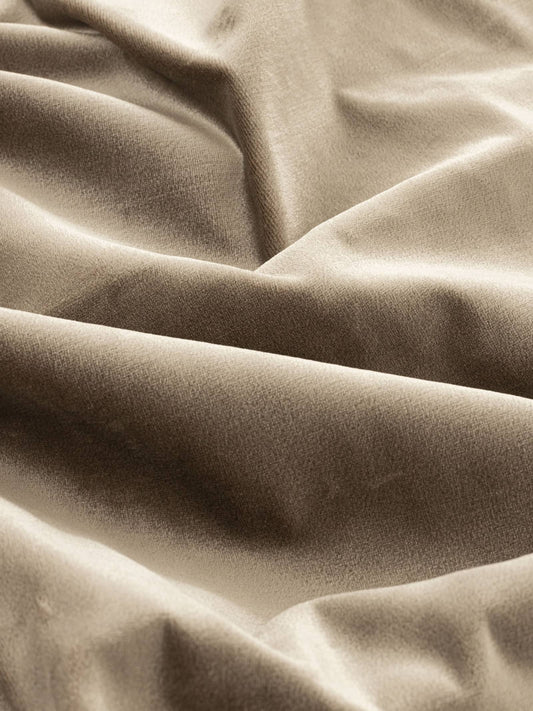 Fabric Sample - Silk Velvet – Taupe (SFSSVEL02)