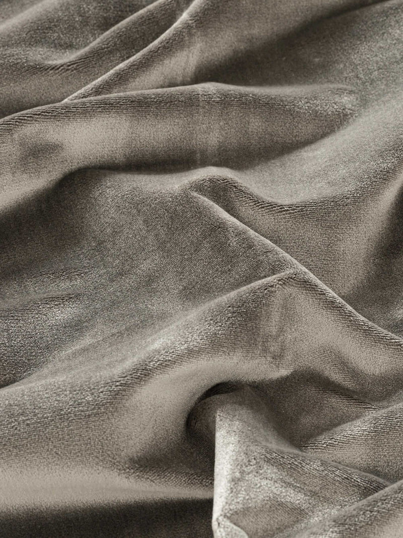 Silk Velvet Fabric – Pewter (SVEL03)