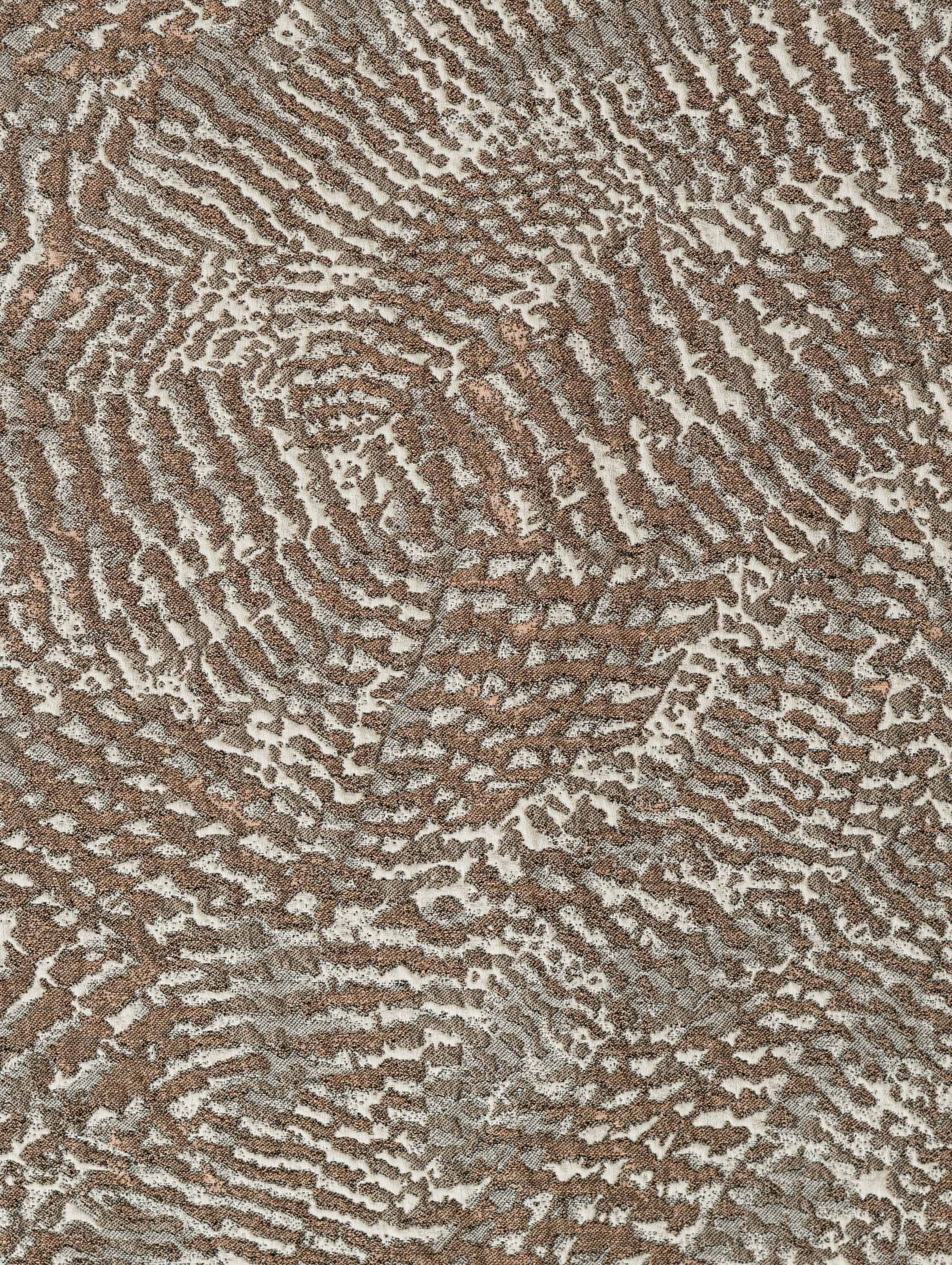 Zaki Metallic Linen Gold Fringe Cushion