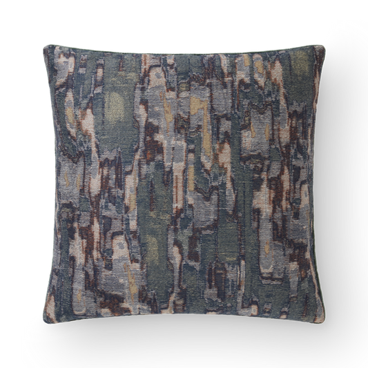 Cascade Silk Velvet Emerald Cushion