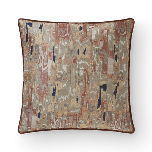 Cascade Silk Velvet Rosewood Cushion