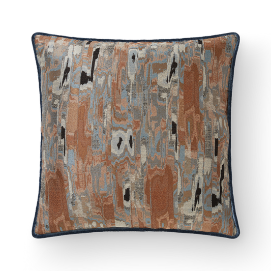 Cascade Silk Velvet Sapphire Cushion