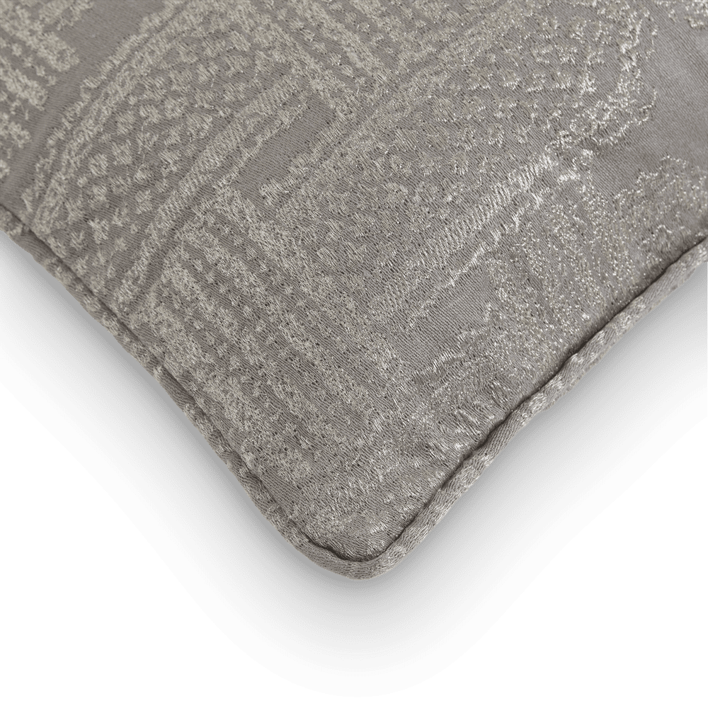 Frame Cushion - Silver, Self Piped (CO3734)