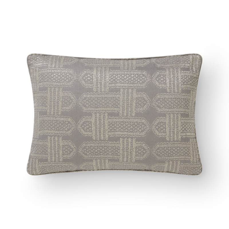 Frame Kid Mohair Eros Cushion Silver