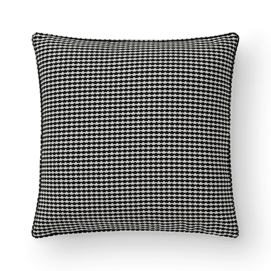 Lock Cushion - Black, Self Piped (CC0038)