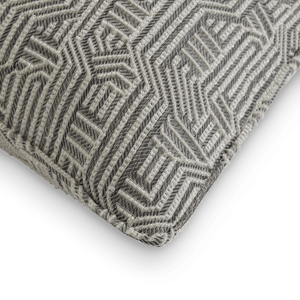 Maze Cushion - Ink, Self Piped (CC0041)
