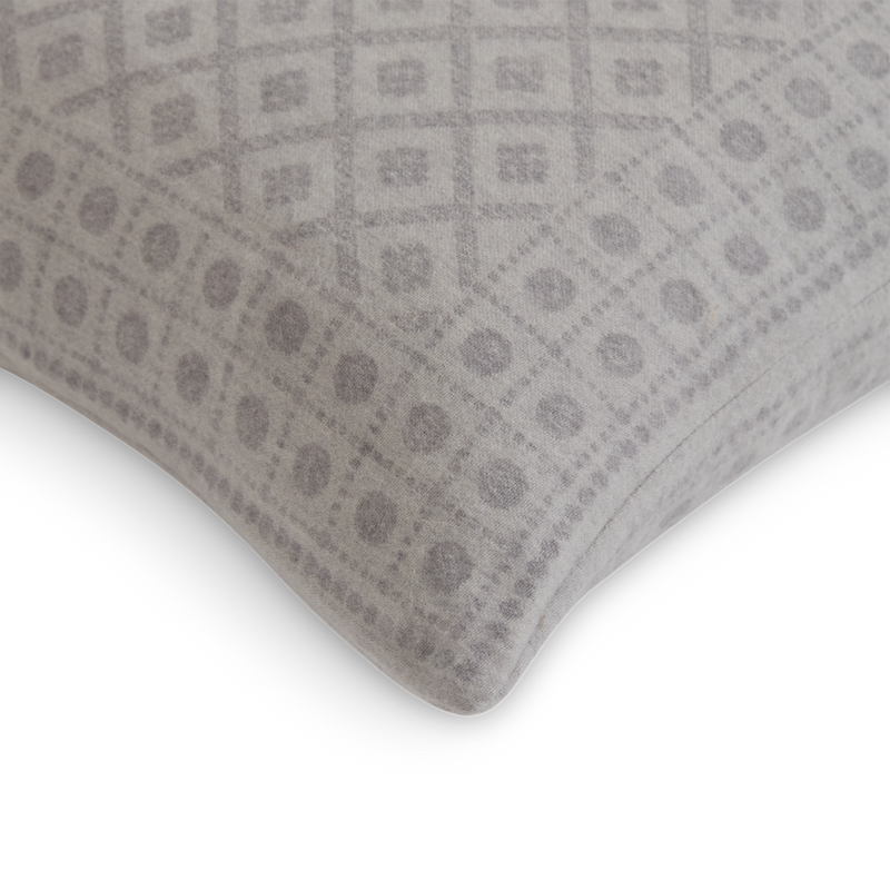 Olivia Cushion - Grey, Knife Edge (CO3476)