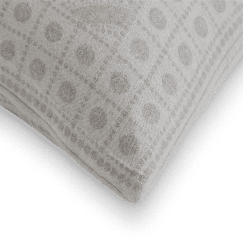 Olivia Cushion - Grey, Knife Edge (CO3478)