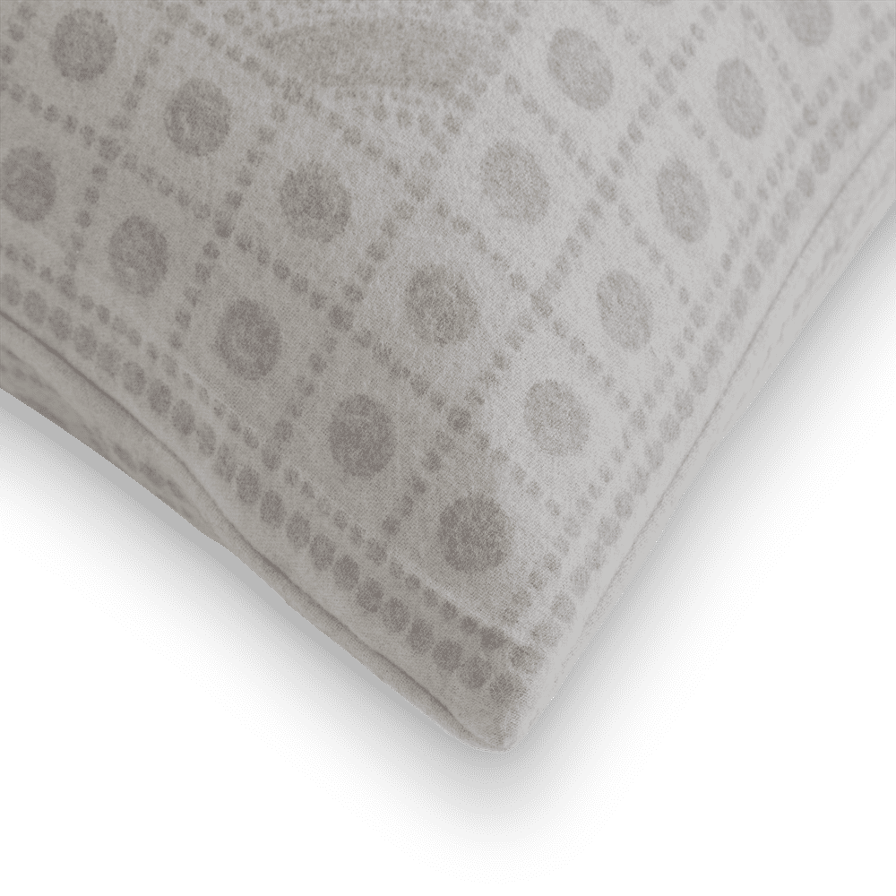 Olivia Cushion - Grey, Knife Edge (CO3478)