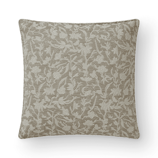 Promenade Cushion - Taupe, Self Piped (CC0061)