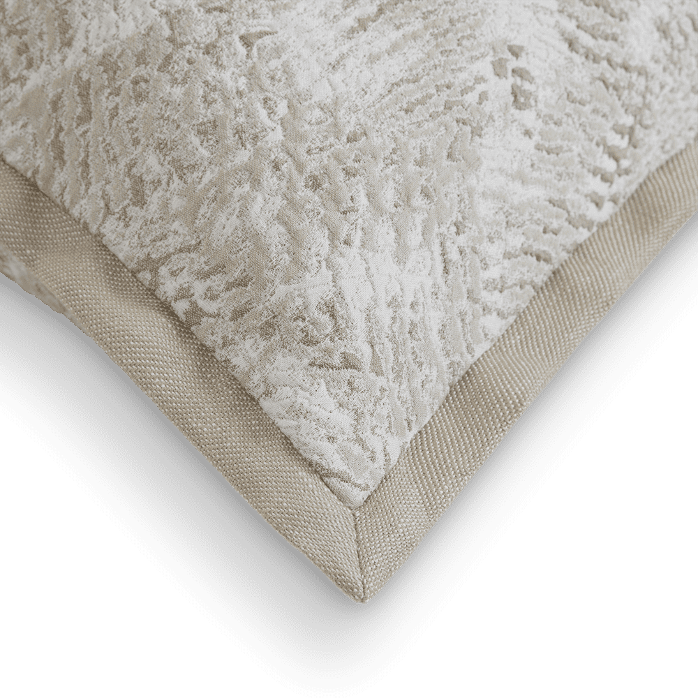 Zaki Natural Border Cushion - Blonde, 55x55 (CC0072)