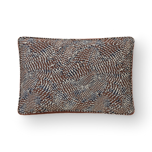 Zaki Box Cushion - Bordeaux, 55x55 (CC0082)