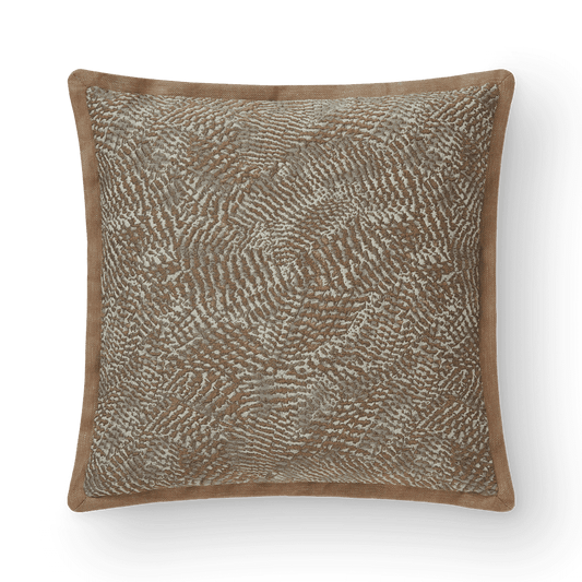 Zaki Clay Border Cushion