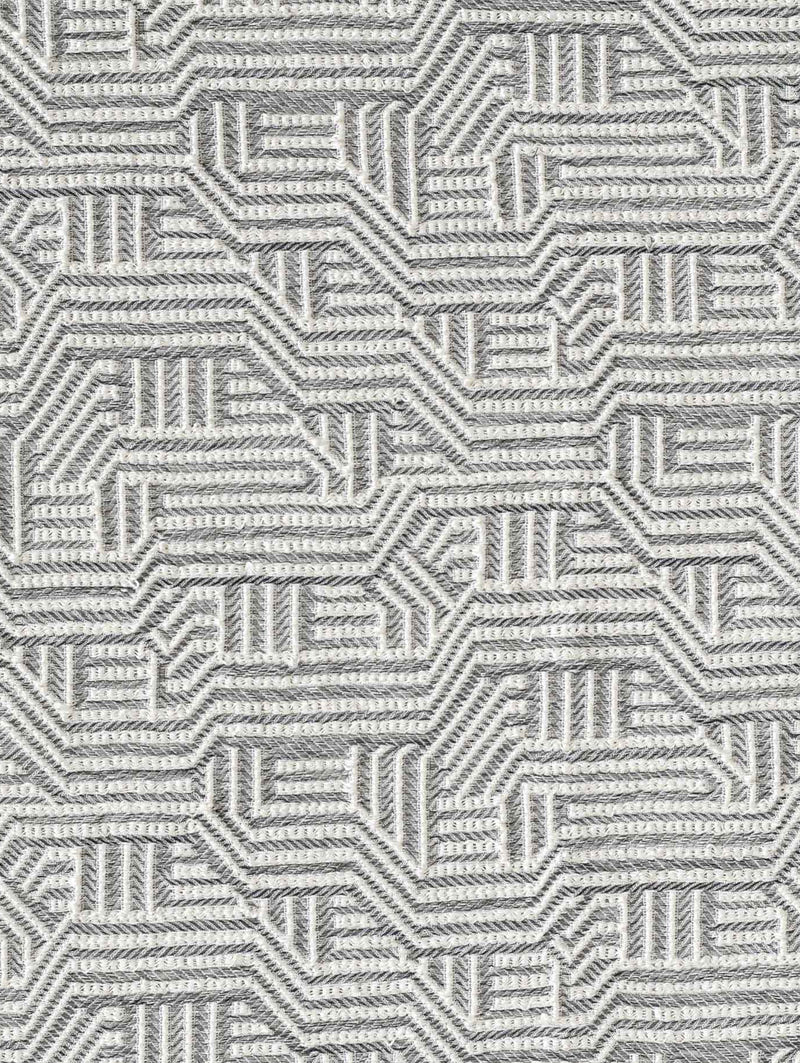 Maze Cushion - Ink, Self Piped (CC0041)